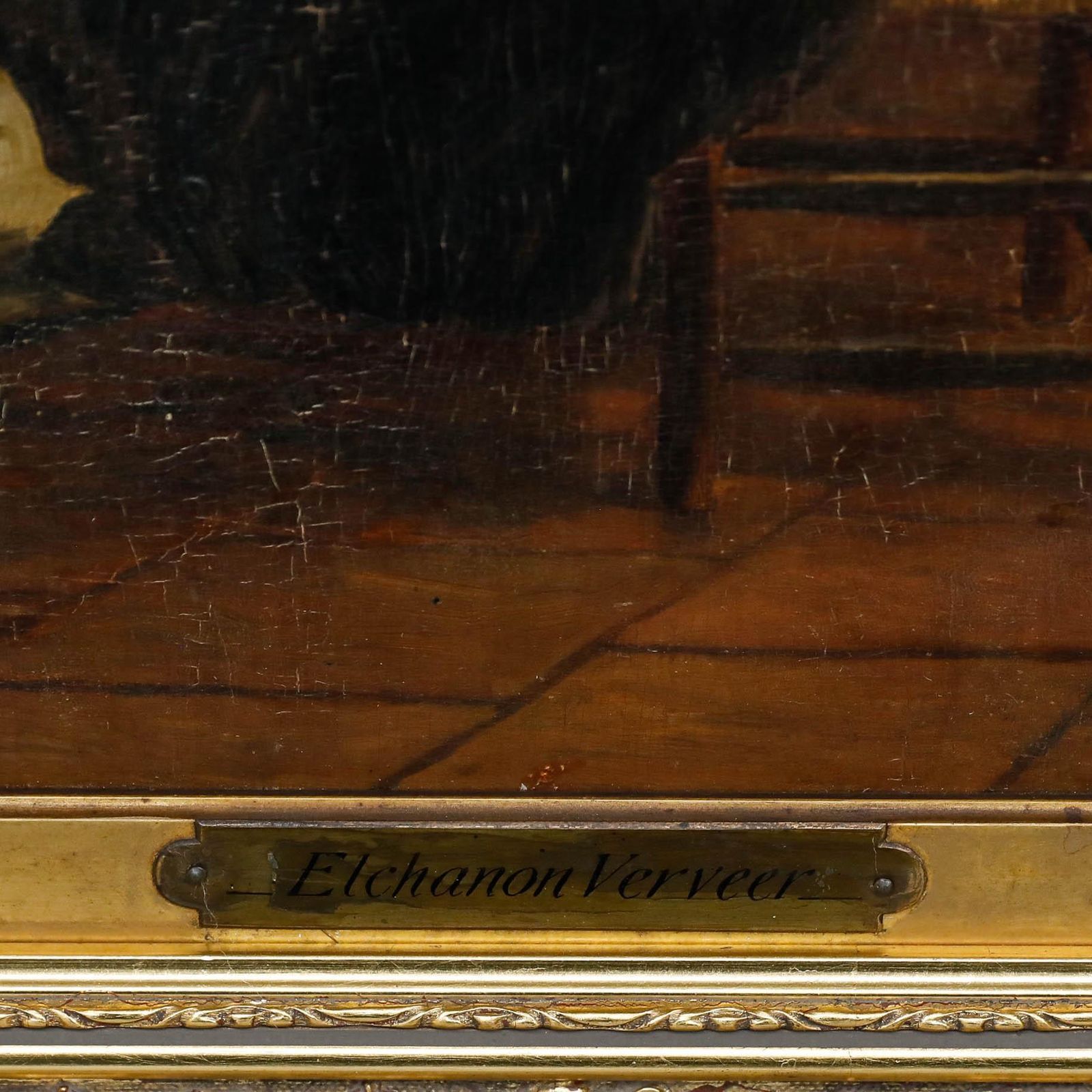 Elchanon Leonardus Verveer (1826 1900) Dutch School Oil, By The Fire photo Art