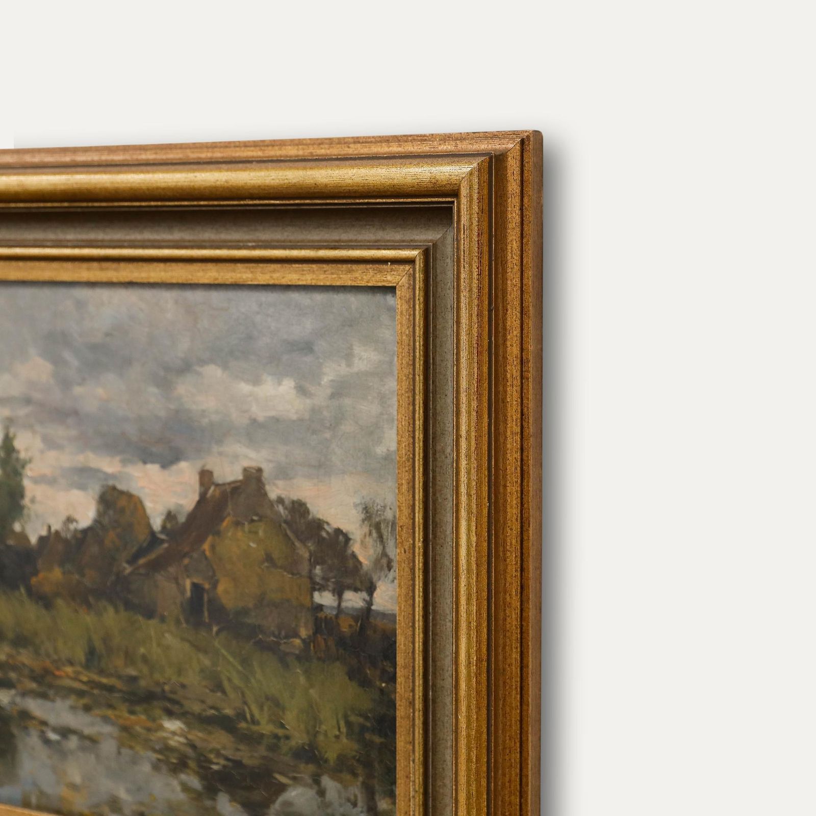 Egbert Rubertus Derk Schaap (1862 1939) Framed Oil, Villa Nova In Ankeveen photo 595.0