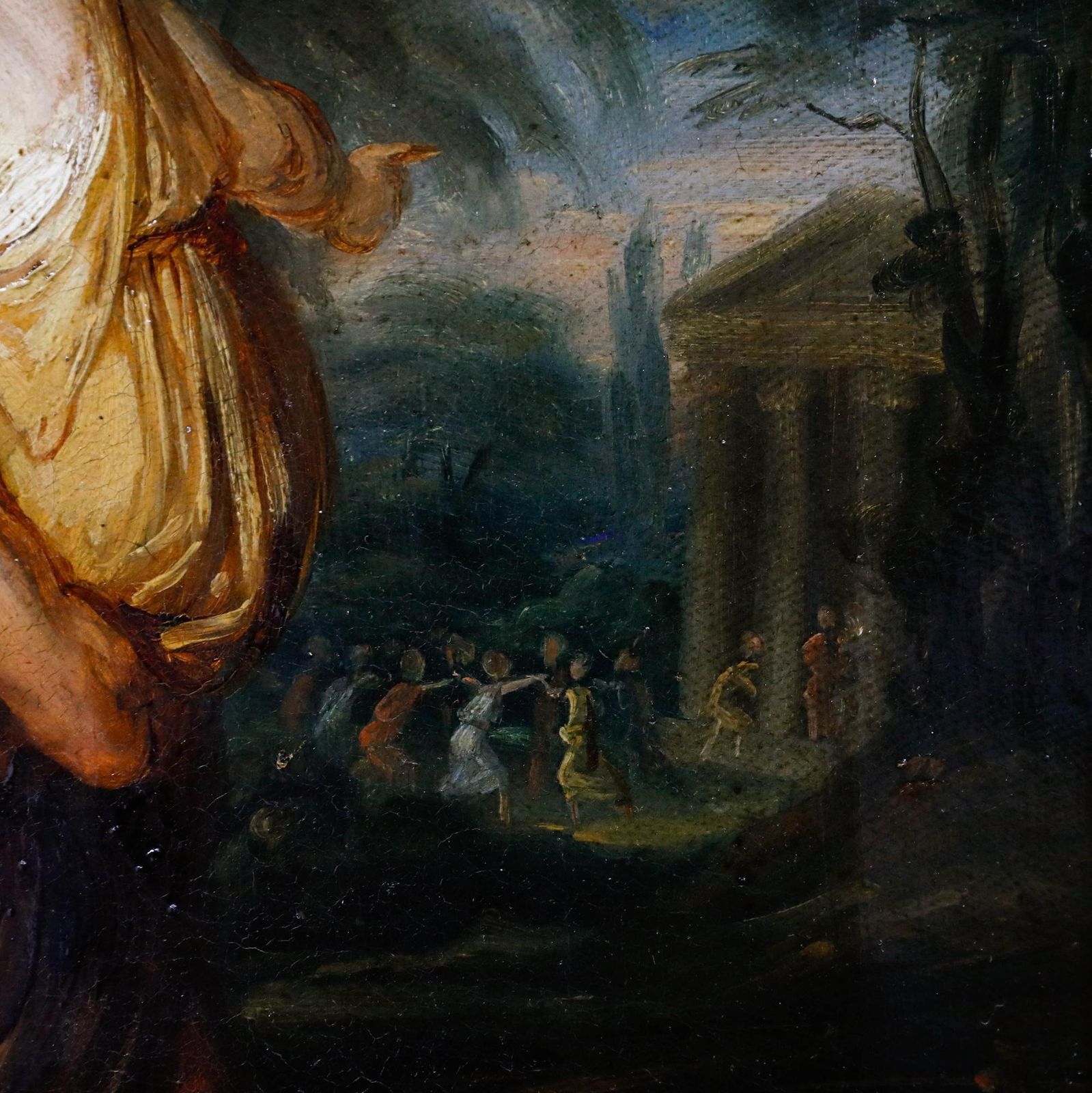 Lambert Joseph Mathieu (1804 1861) 19th Century Oil, Bacchus And Ariadne photo vinterior