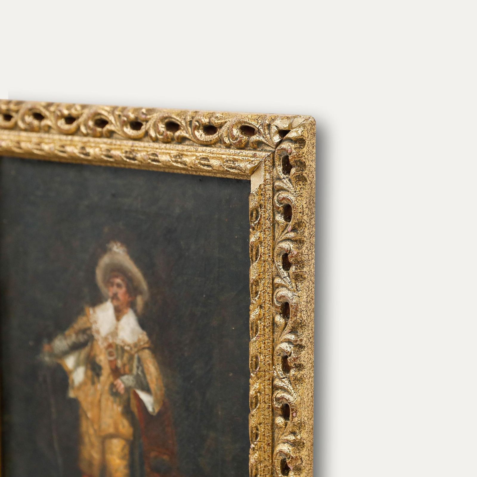 Framed Early 19th Century Oil Portrait Of A Cavalier photo 325.0