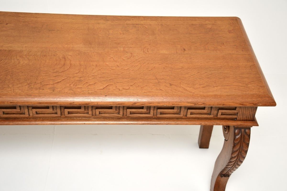Antique Victorian Carved Oak Console Table photo buy