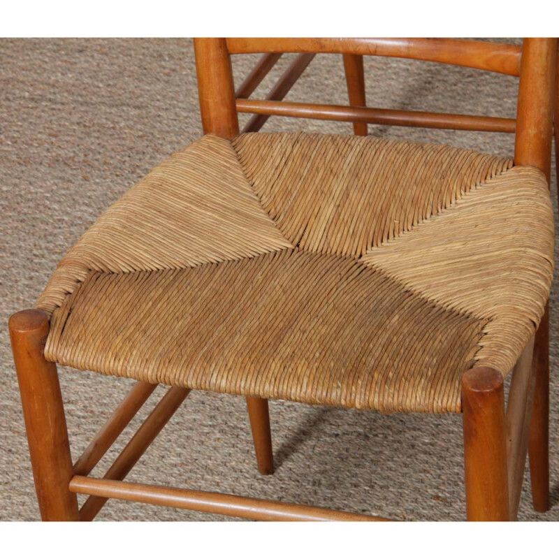 Set Of Four Italian Chairs By G.B. Marangone, 1960 photo for sale