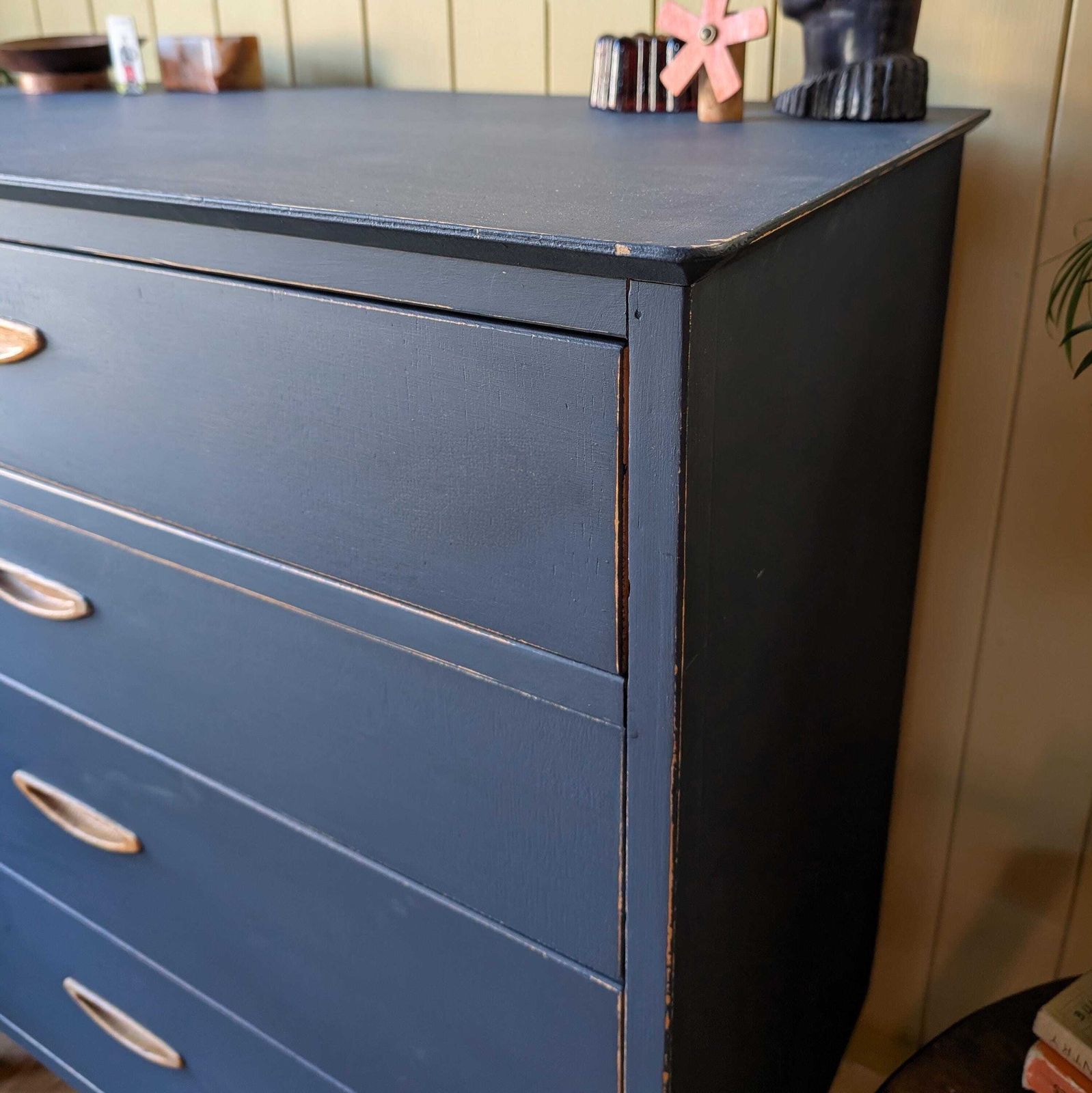 Painted Mid Century Chest Of Drawers photo 295.0