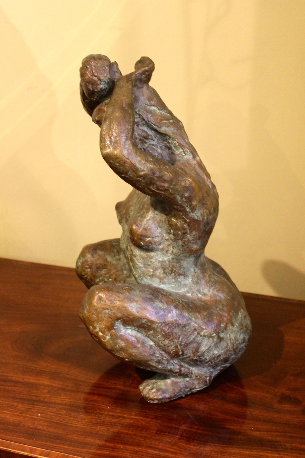 20thc. Bronze Of A Woman Bathing photo for sale
