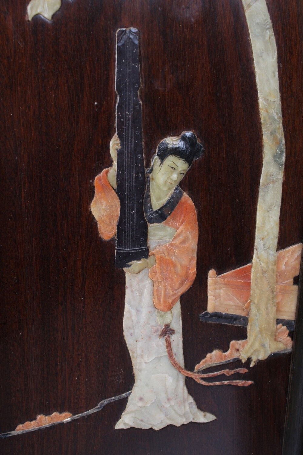 photo furniture Antique Chinese Folding Fire Screen