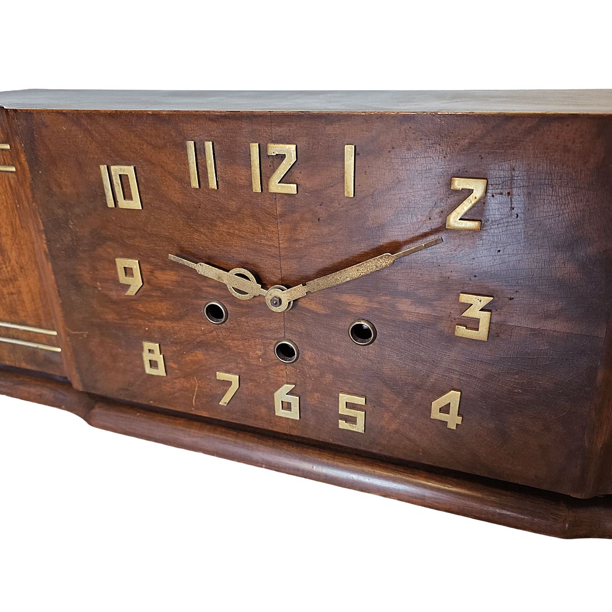 Pendule de cheminée Art Deco Westminster française, années 1930 photo furniture
