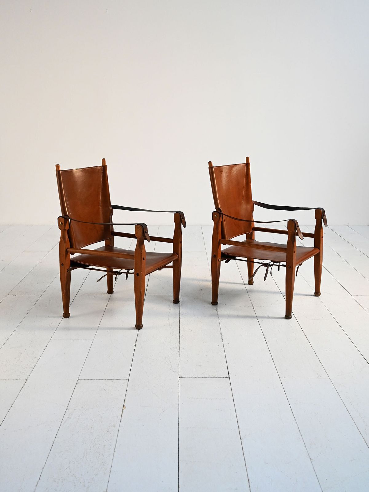 Pair Of 1950s Safari Chairs photo furniture