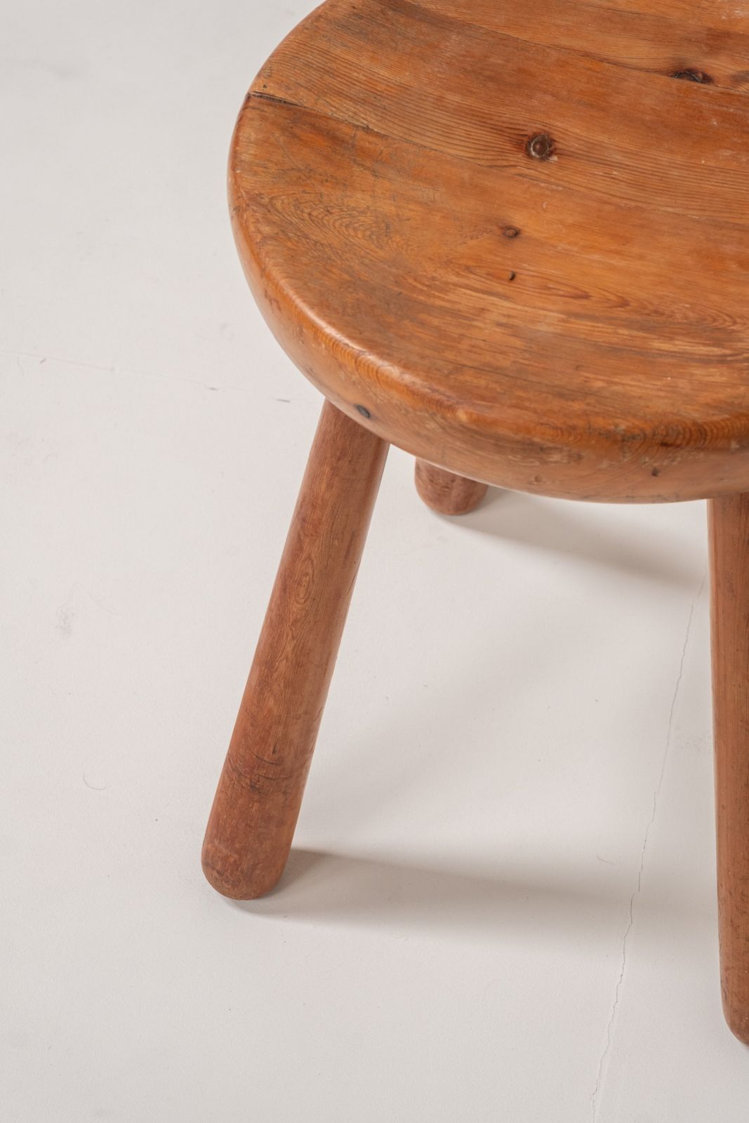 Wooden Stool In The Style Of Charlotte Perriand, France, 1960s photo furniture