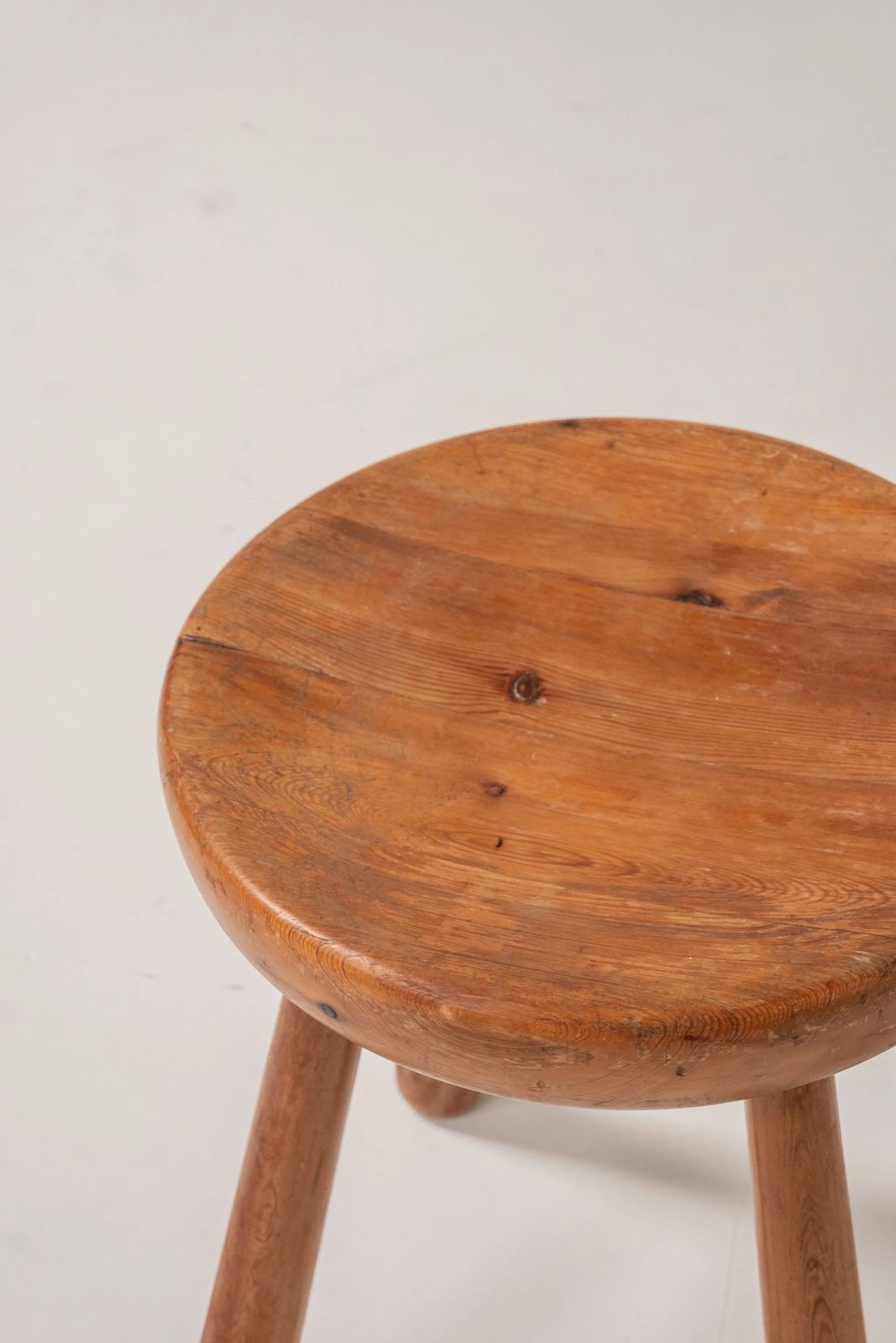 Wooden Stool In The Style Of Charlotte Perriand, France, 1960s photo 577.0
