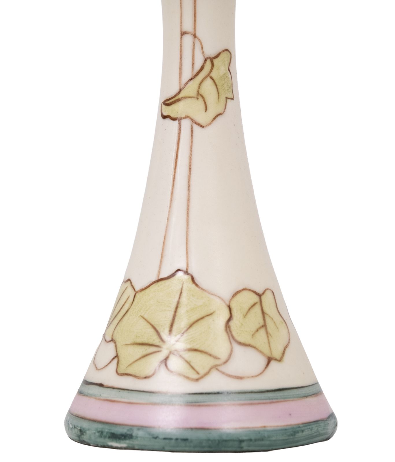 Art Nouveau Vazen Van Royal Dux, Pastelkleurig Bloemendecor, Jaren 1930, Paar photo vinterior