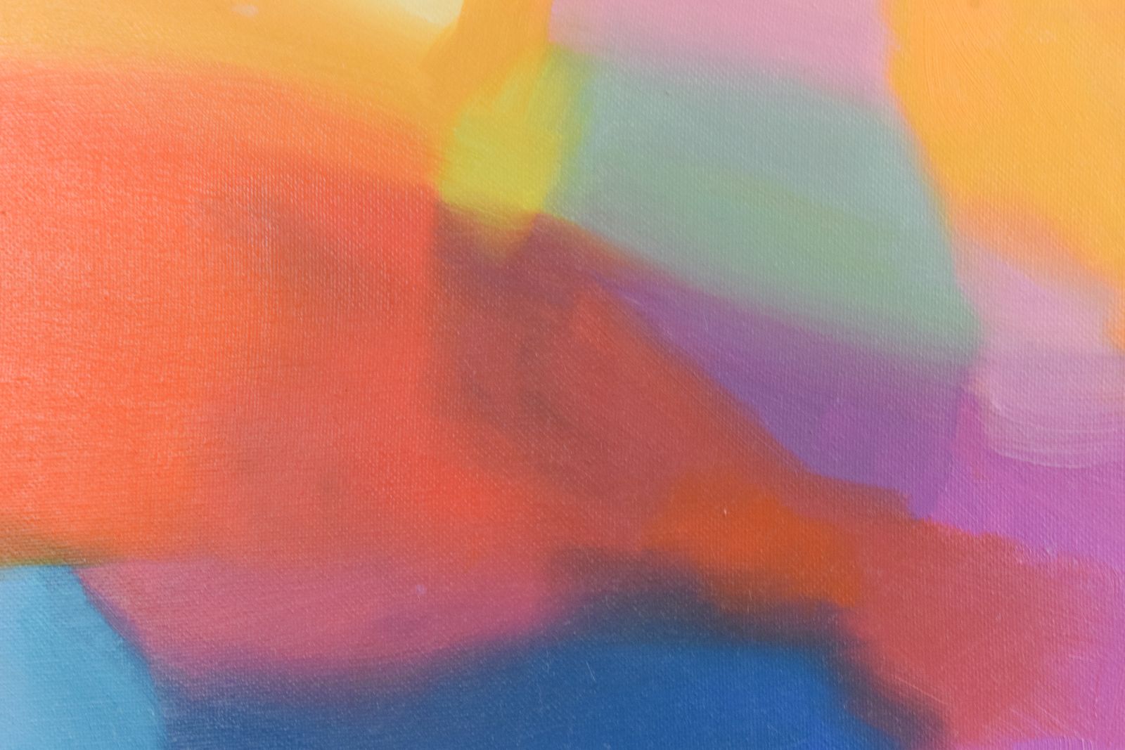 Contemporary Original Small Abstract Acrylic On Canvas Painting By Jim Ridout photo Art
