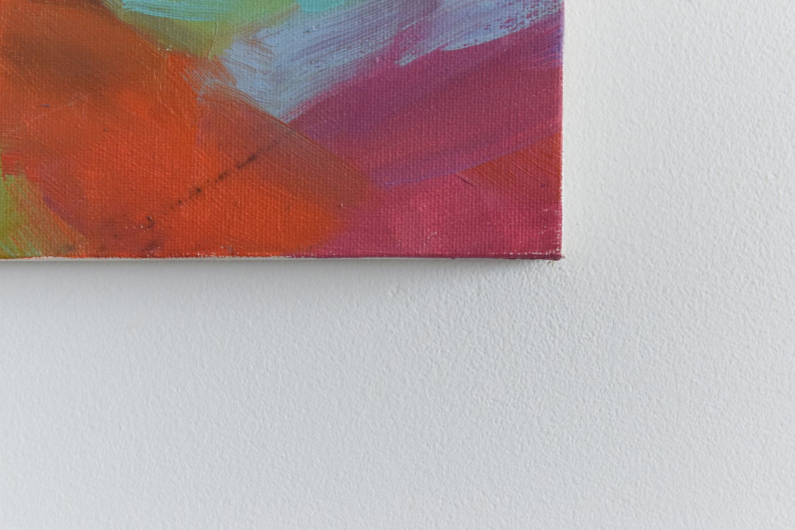 Contemporary Original Small Abstract Acrylic On Canvas Painting By Jim Ridout photo 65.0