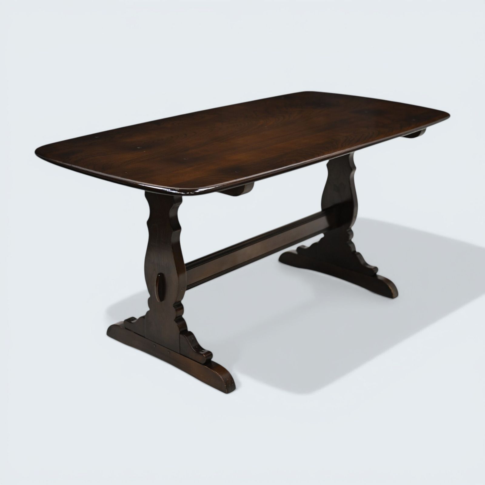 Ercol Refectory Plank Top Dining Table Traditional Finish #155 Free Uk Delivery photo 387.0