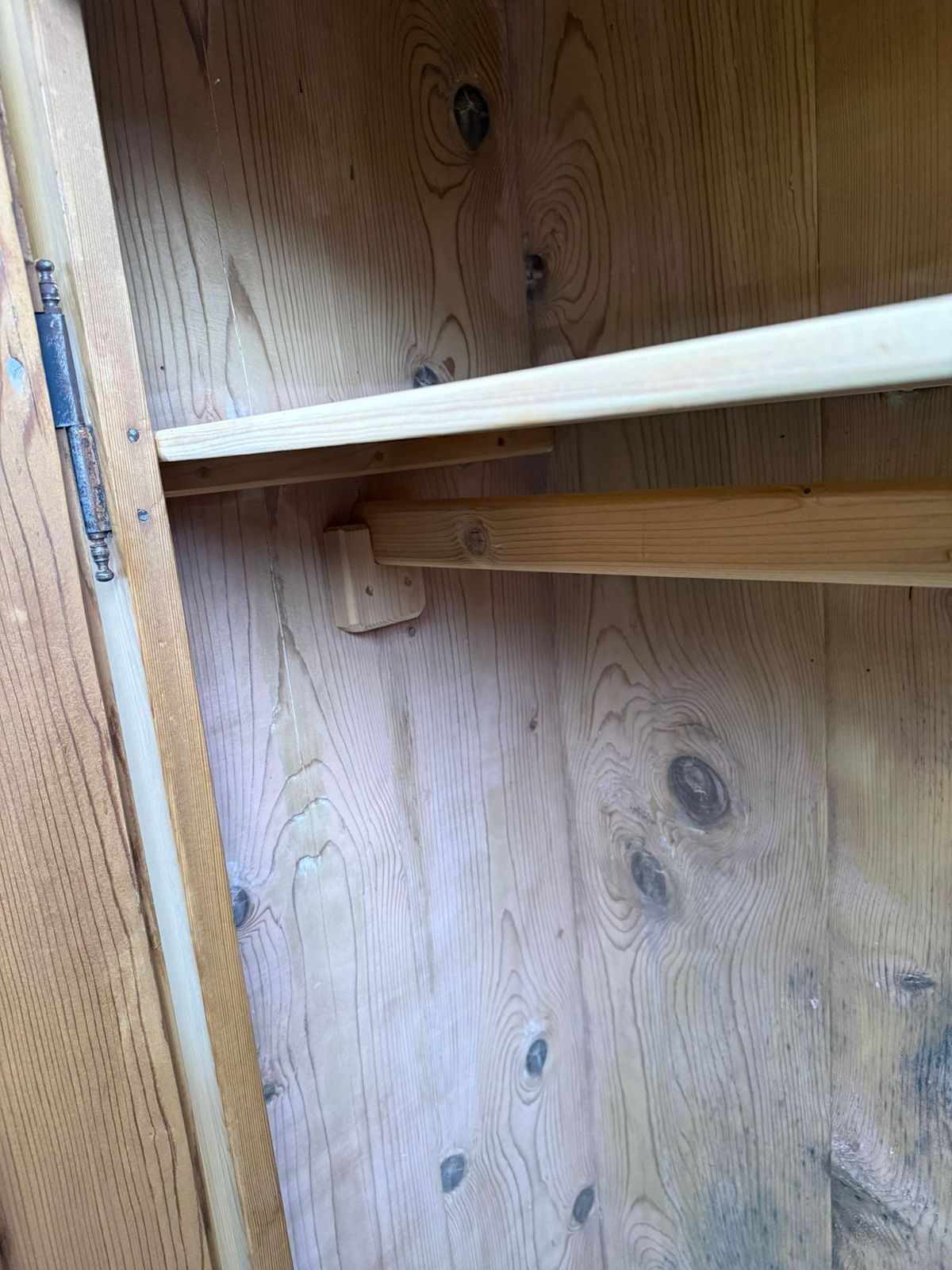 photo for sale A Superb Waxed Genuine Hungarian Georgian 1 Piece Hall Wardrobe