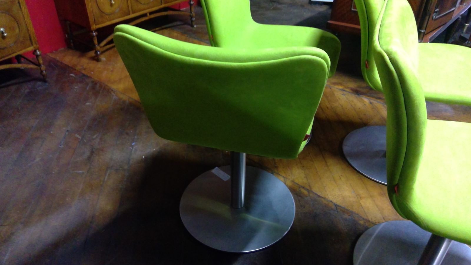 Italian Designer Swivel Chairs, 1960s, Vintage photo furniture