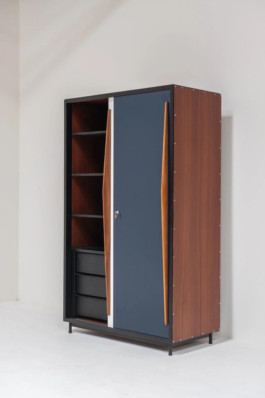 Large Cabinet By Willy Van Der Meeren For Tubax 1952 photo vinterior