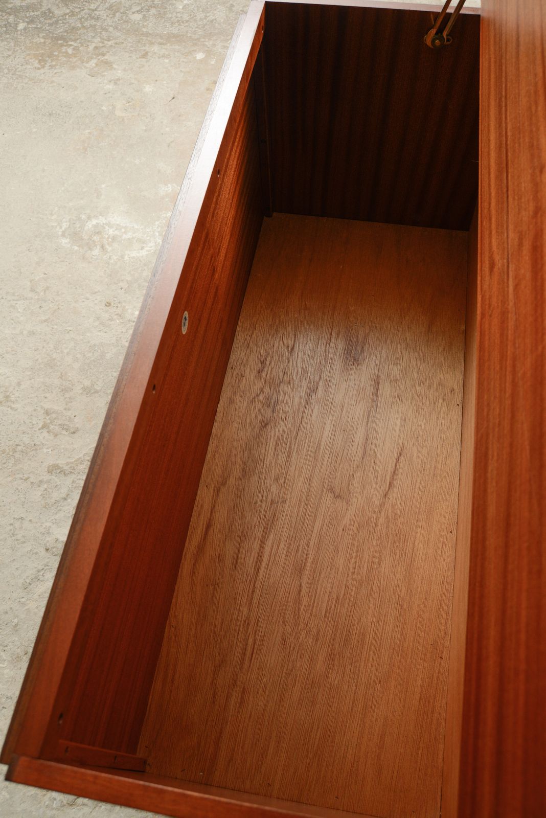 photo furniture Mid Century Blanket Box  Teak Veneer By Meredew