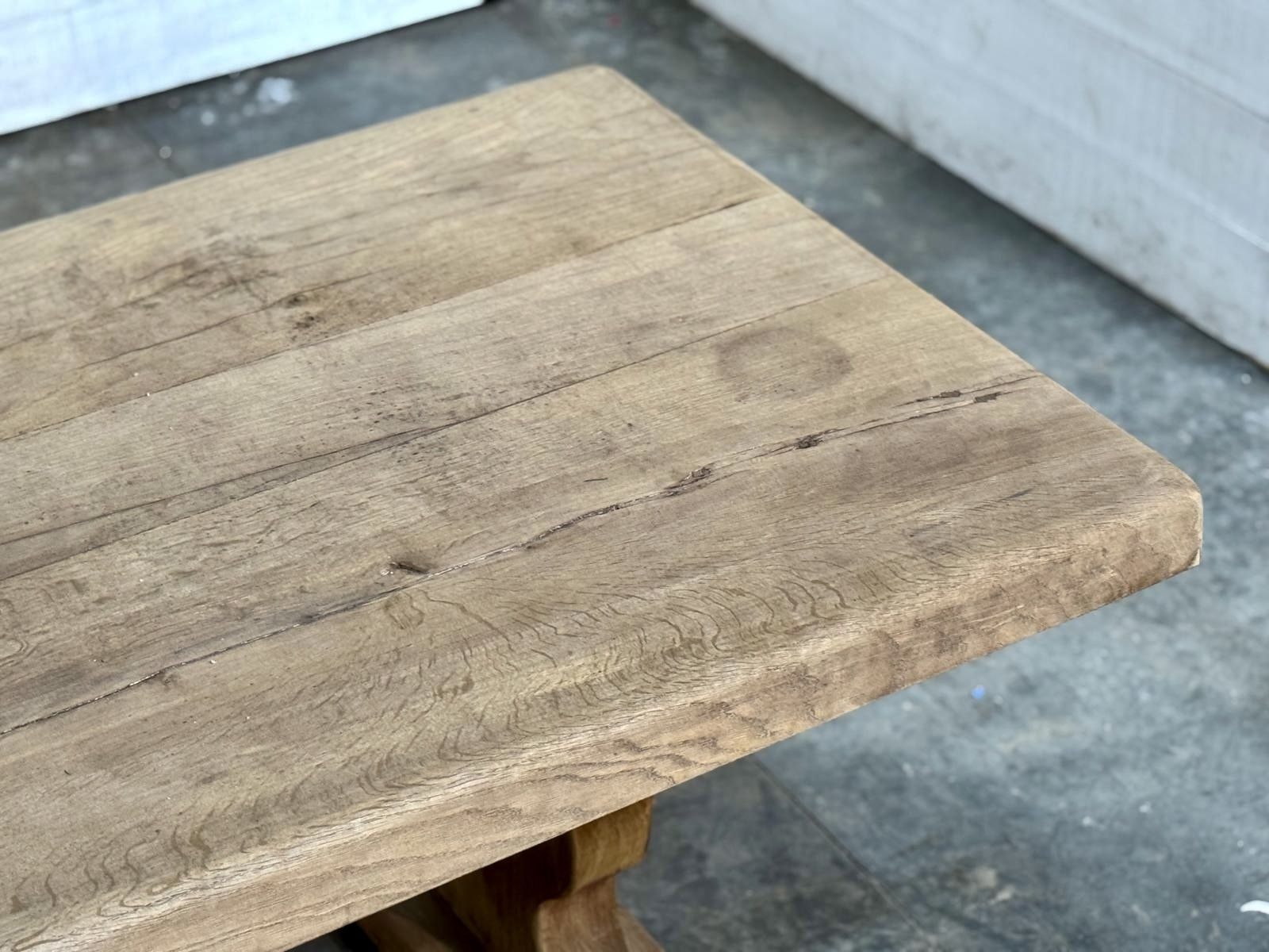 photo furniture Superior Large French Oak Farmhouse Dining Table