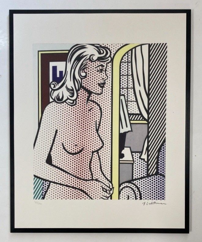 Roy Lichtenstein – Lithograph With Coa | Framed Pop Art Print