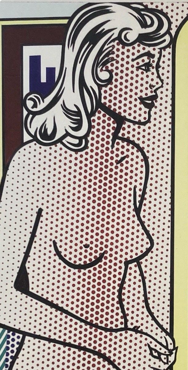 Roy Lichtenstein – Lithograph With Coa | Framed Pop Art Print photo for sale
