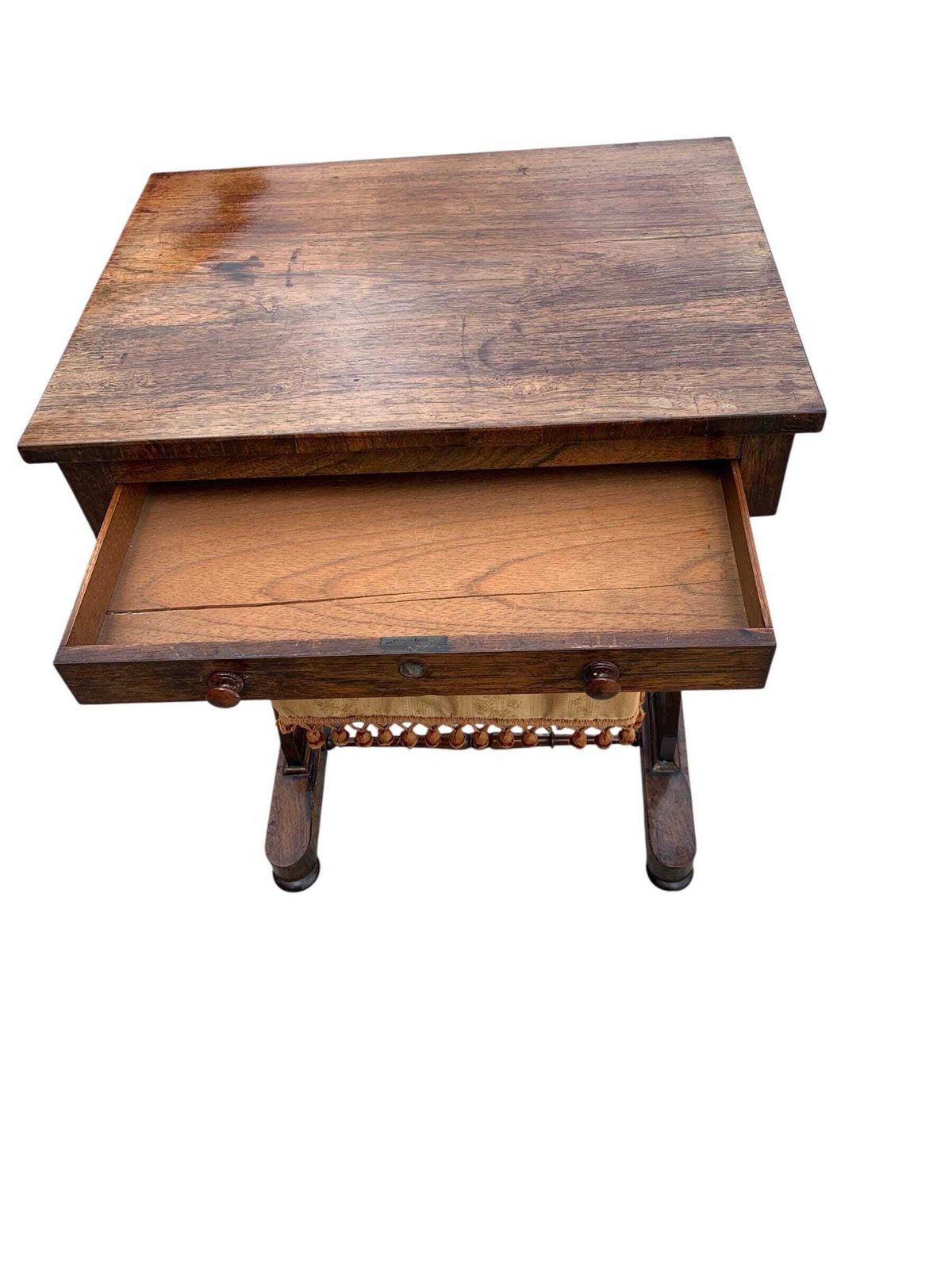 Antique Victorian Rosewood Work Table photo vinterior