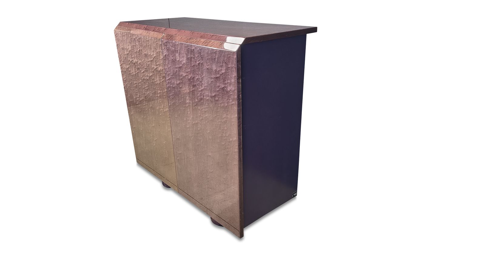 Burl Bar Cabinet By Giovanni Offredi For Saporiti, 1970s photo buy