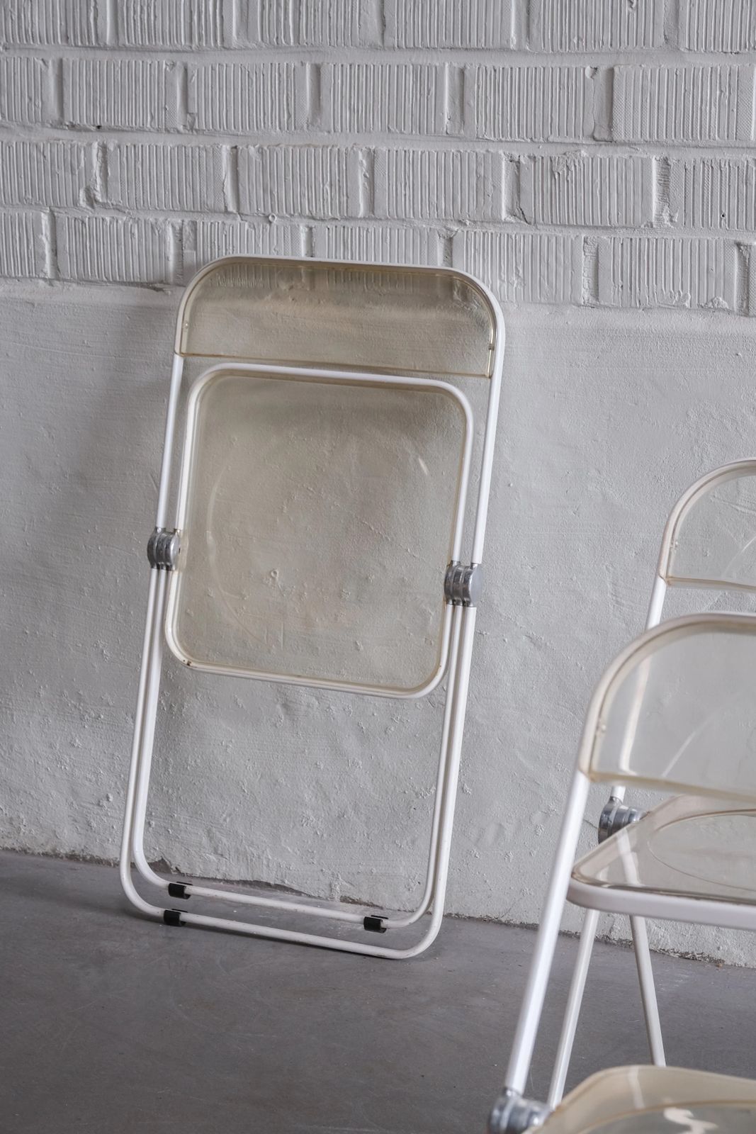 photo furniture Set Of 8 Plia Folding Chairs By Giancarlo Piretti For Castelli '60