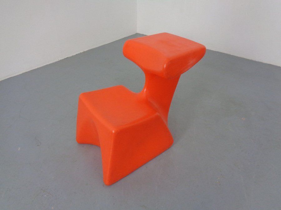 Zocker Plastic Chair By Luigi Colani For Top System Burkhard Lübke, Germany, 1970s