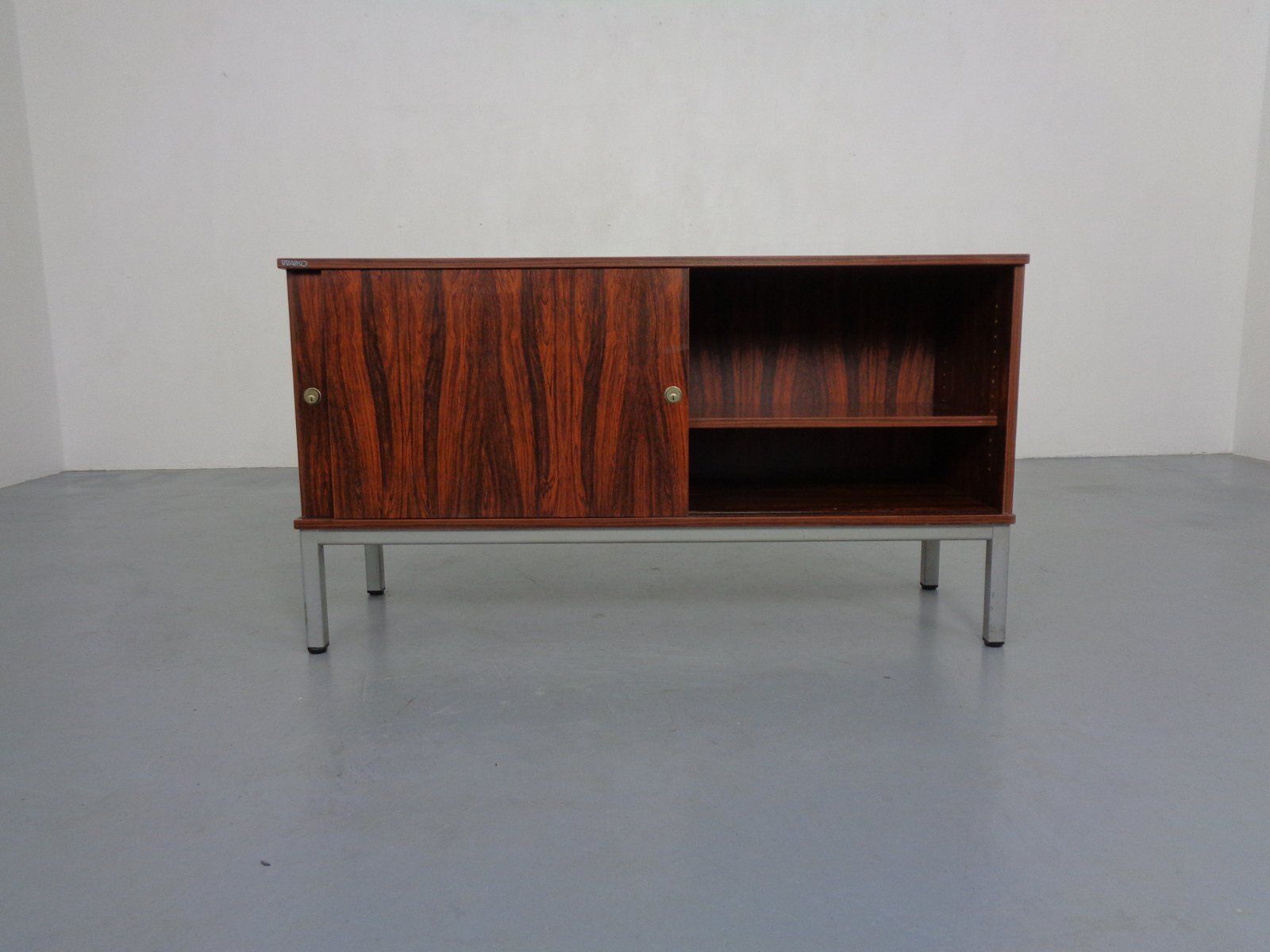 Small Laminated Sideboard In Rosewood Finish From Waiko, Germany, 1970s photo for sale