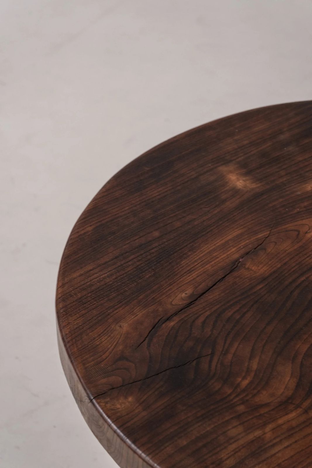 Brutalist Wooden Side Table, 1970s. photo Furniture