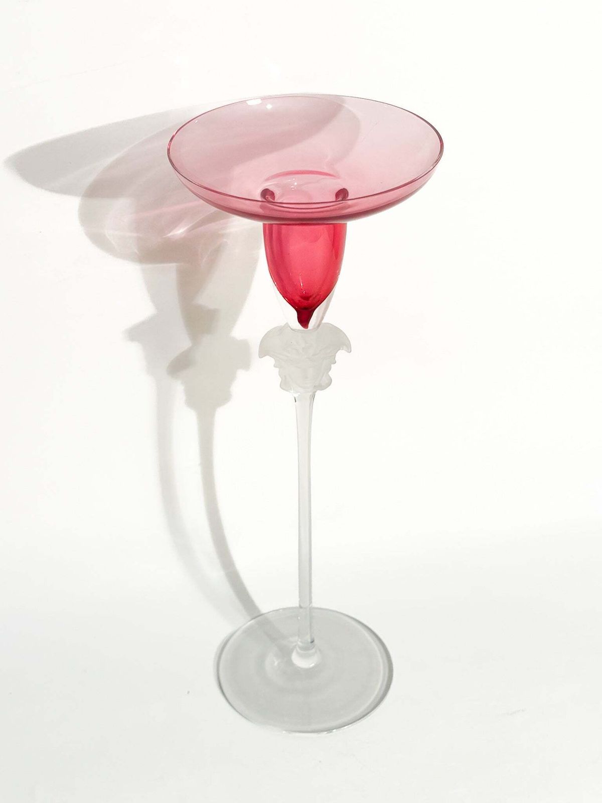 'Medusa Lumière' Crystal Candle Holder By Versace For Rosenthal, 1990s photo 245.0