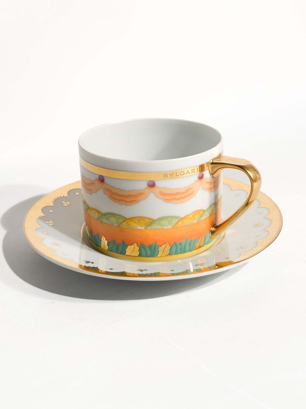 Teacup From The 'Dolci Déco' Collection By Bulgari For Rosenthal, 1990s photo vinterior