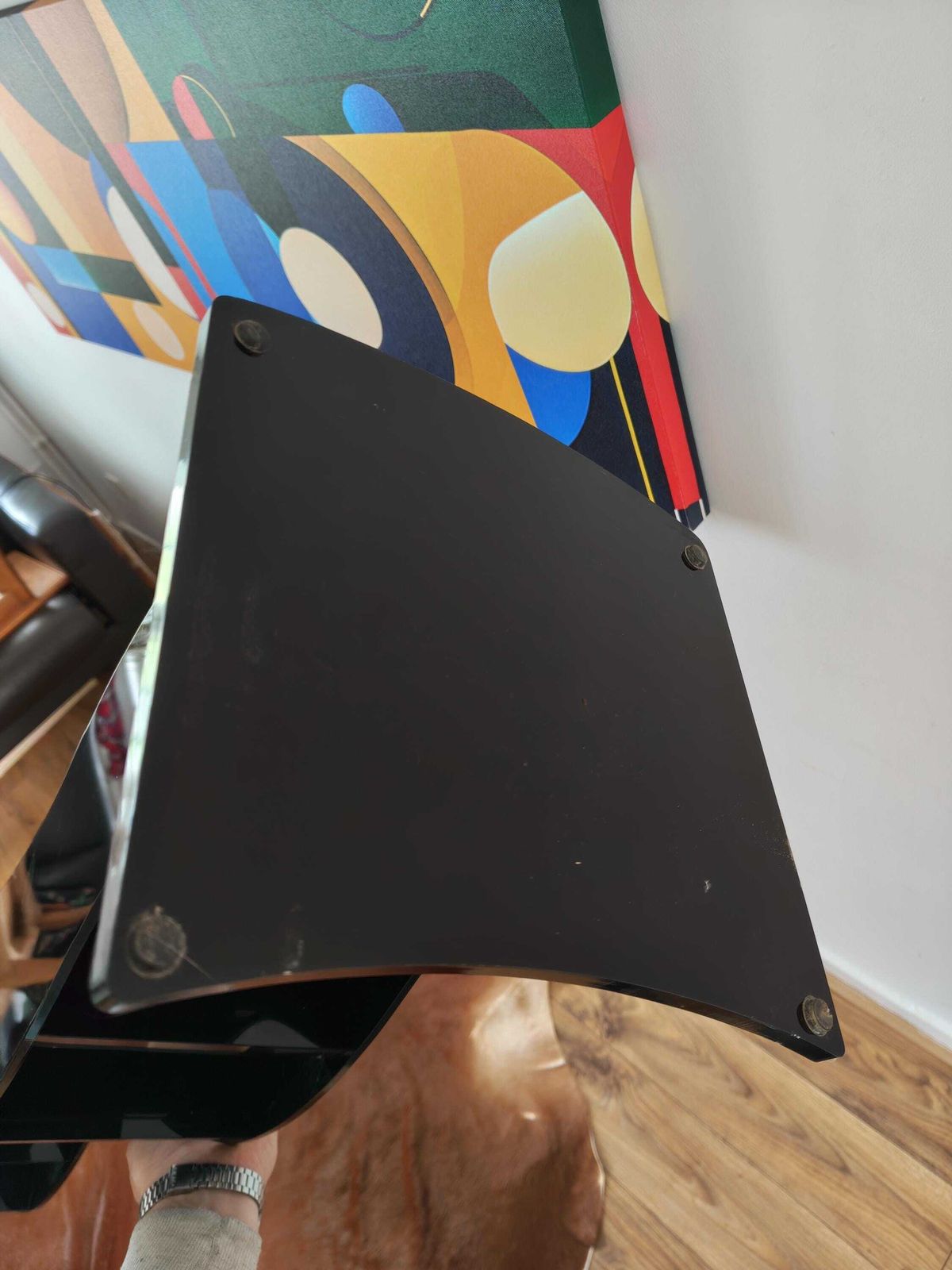 Vintage Acrylic Cd Tower, Vintage 80s   90s Y2k Vintage Cd Tower, Black Holds 105 Cds photo furniture