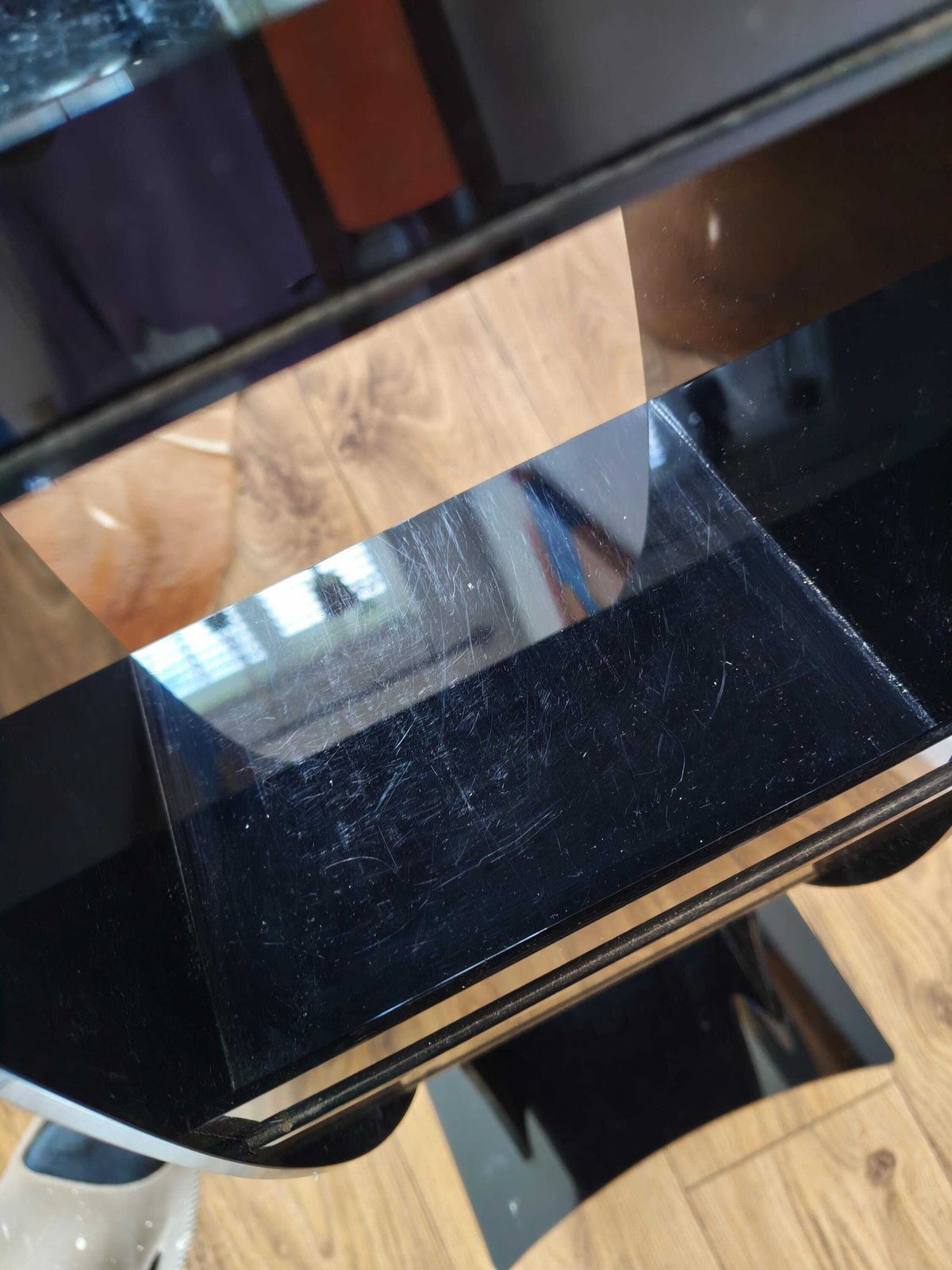 Vintage Acrylic Cd Tower, Vintage 80s   90s Y2k Vintage Cd Tower, Black Holds 105 Cds photo vinterior