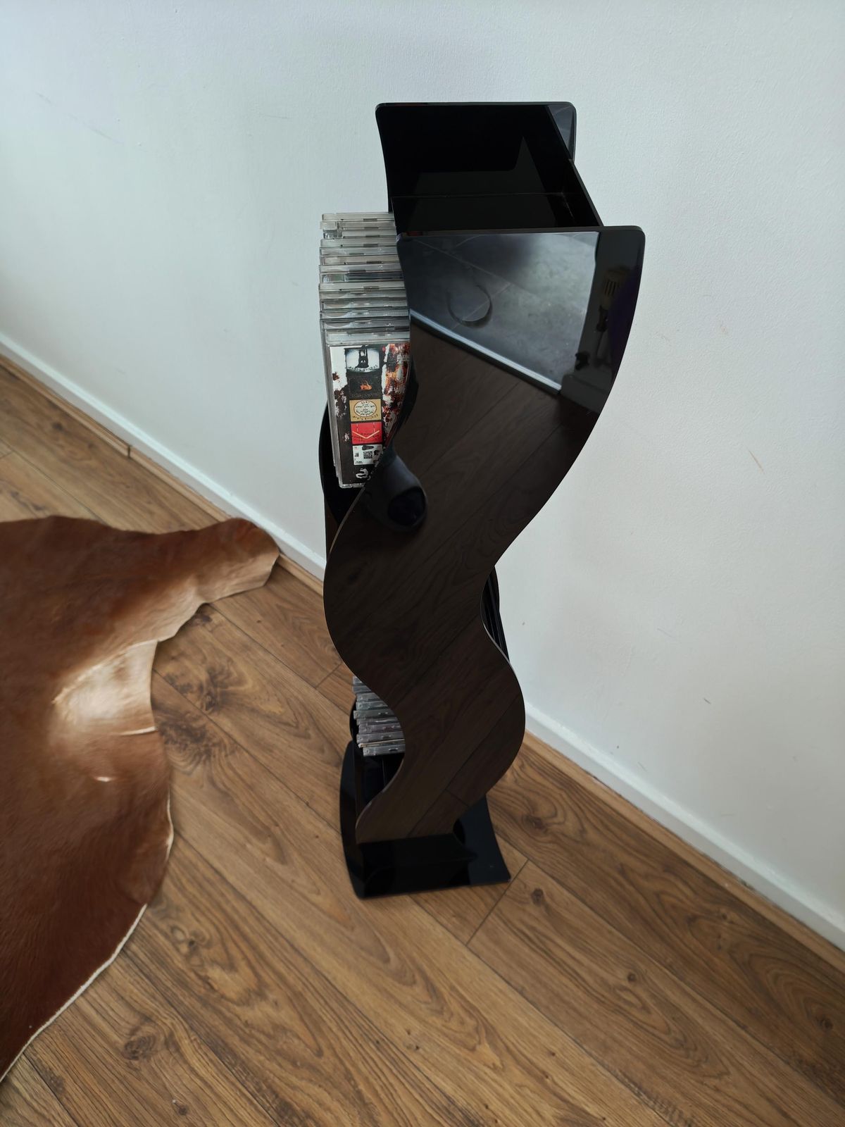 Vintage Acrylic Cd Tower, Vintage 80s   90s Y2k Vintage Cd Tower, Black Holds 105 Cds photo buy