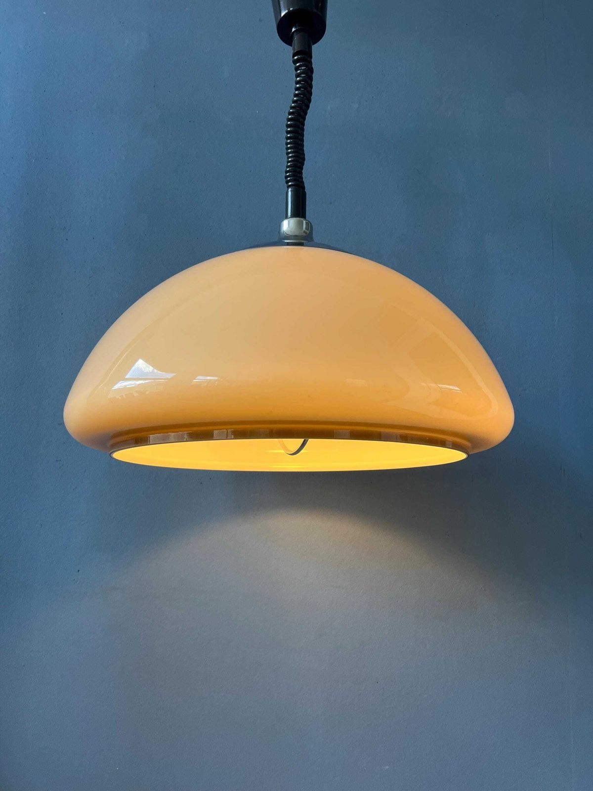 Vintage Space Age Dijkstra Mushroom Hanglamp photo Verlichting