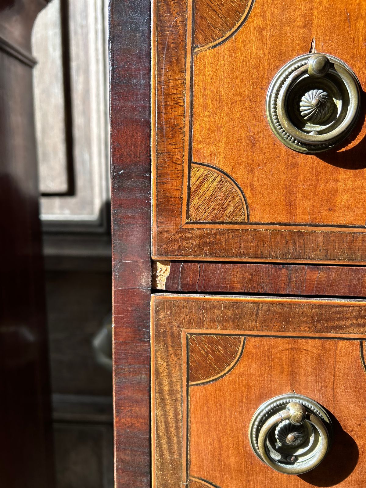 Furniture 19th Century Chests On Stands ‘Lady Yarborough’s Sheraton Cabinets’ photo