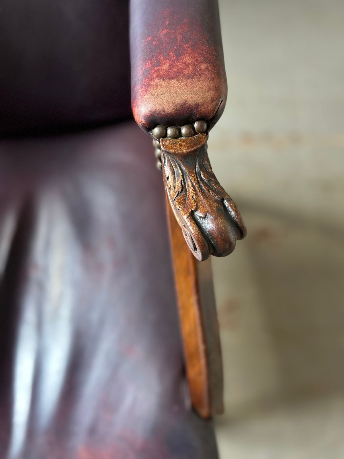photo vinterior 1920s Scottish Cockpen Library Chair