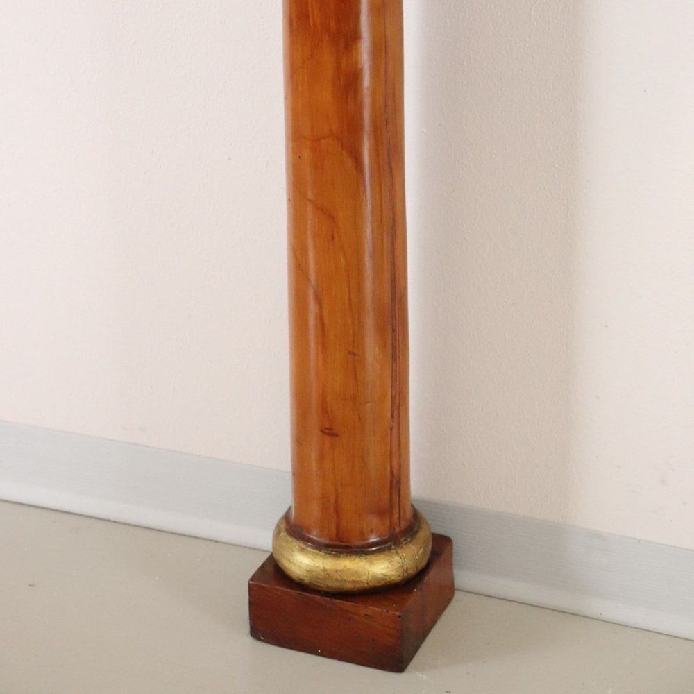 Antique Console Table In Cherrywood With Marble Top, Early 19th Century photo furniture