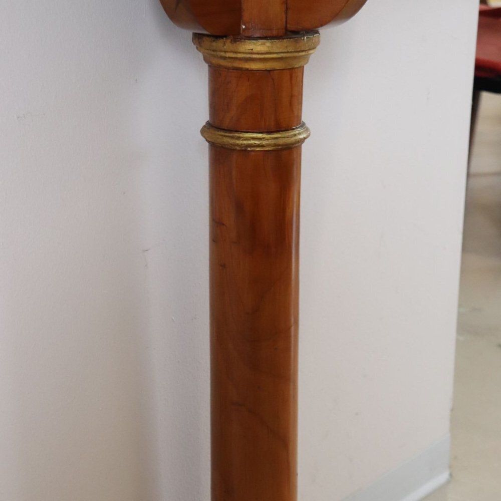 Antique Console Table In Cherrywood With Marble Top, Early 19th Century photo 2313.0