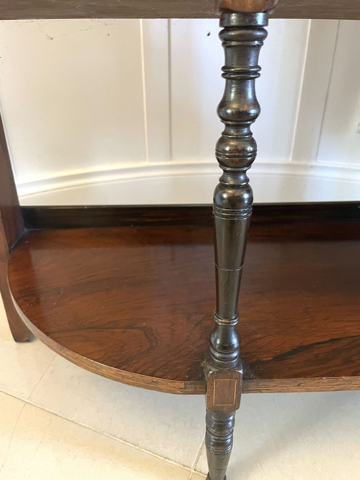 photo vinterior Antique Quality Rosewood Inlaid Side Cabinet