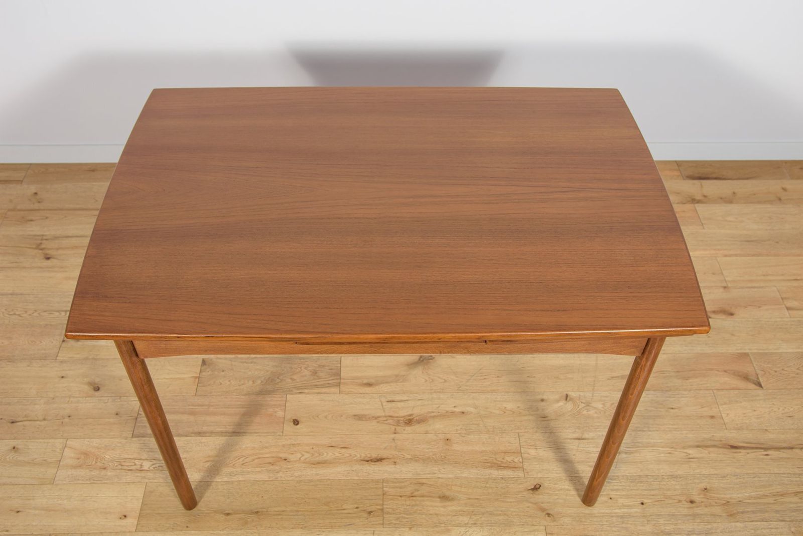 Mid Century Teak Extendable Dining Table, Denmark, 1960s photo 1403.0