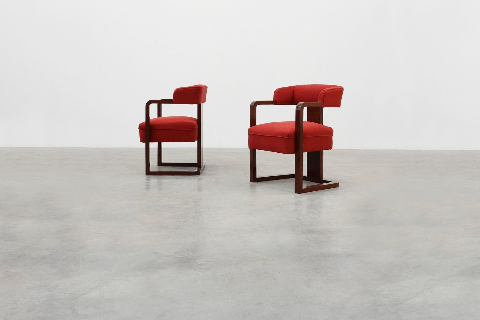 Art Deco Chairs And Ottoman, Belgium, 1920, Set Of 3 photo 5898.0