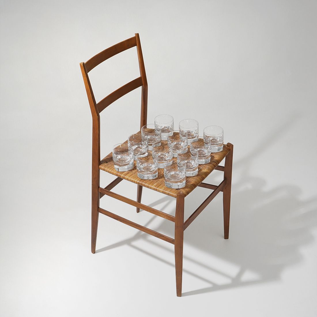 photo vinterior 12 “Pitagora” Glasses By Marco Zanuso For Arnolfo Di Cambio, 1970s