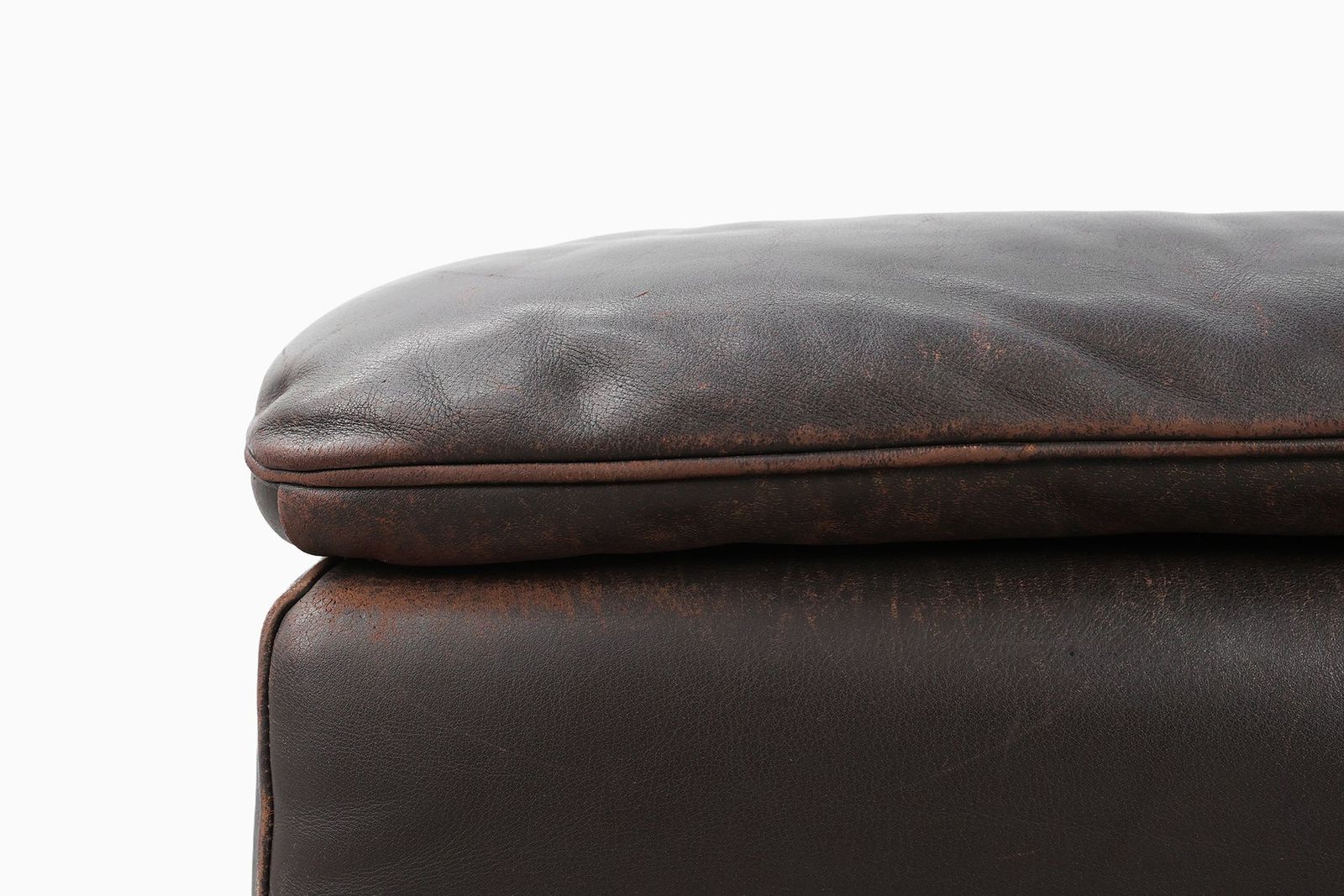 Mid Century Modern Ds‑11 Ottoman In Brown Leather From De Sede, Switzerland, 1960s photo buy