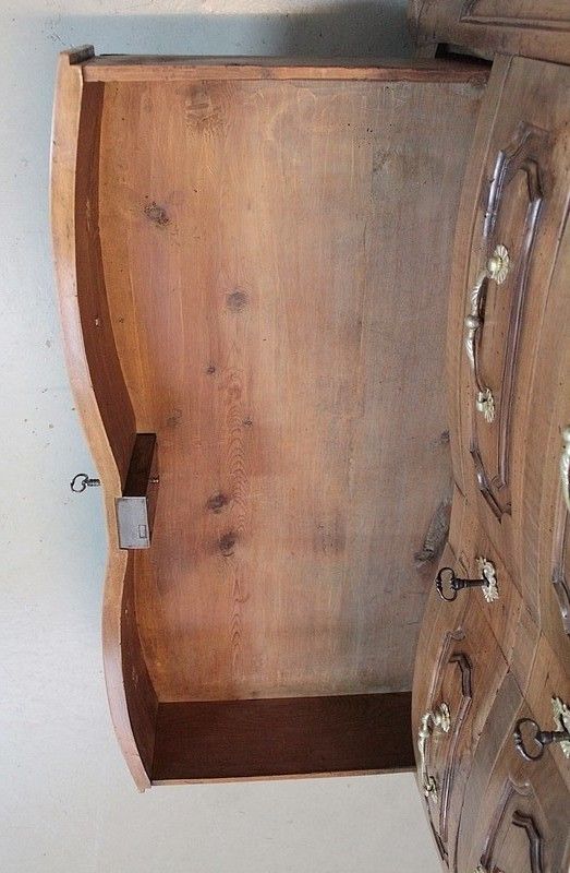 Regency Commode Walnut 18th photo vintage