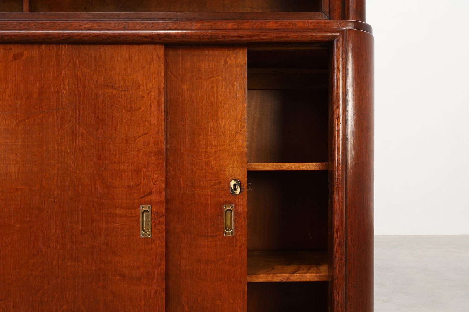 photo buy Large Art Deco Apothecary Cabinet Attributed To De Coene, Belgium, 1920s