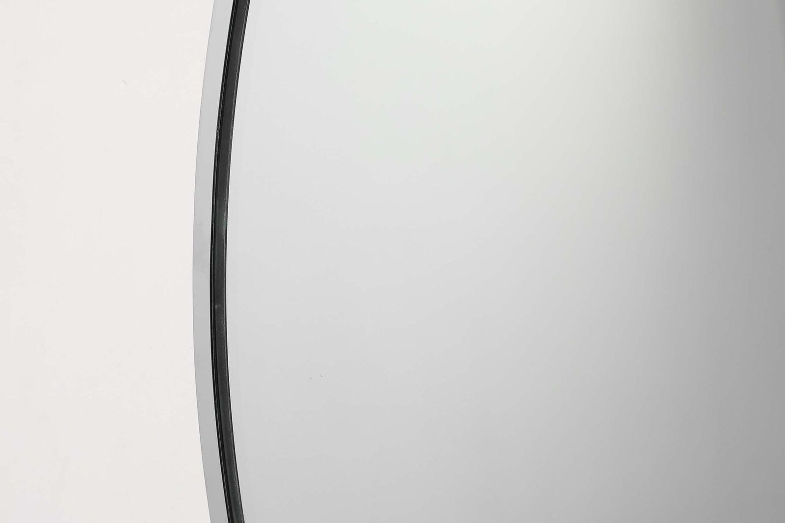 Art Deco Oval Nickel‑Plated Metal Mirror, Belgium, 1925 photo vinterior
