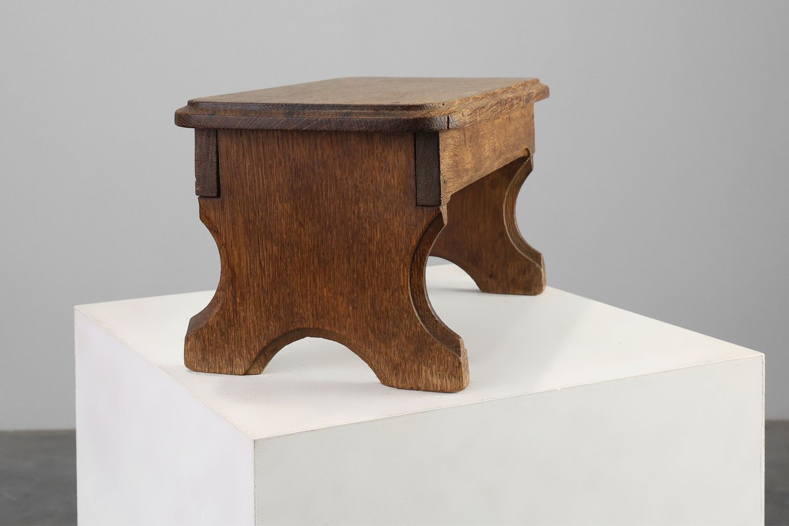 Small French Provincial Rustic Oak Bench, 1800s photo Furniture