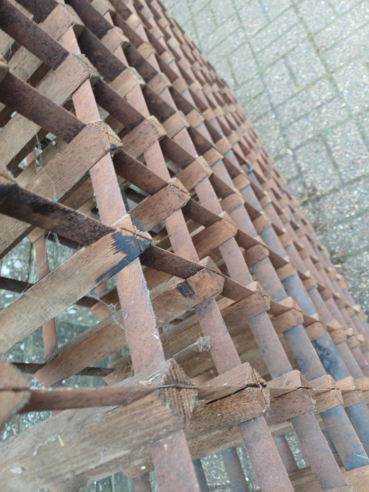 Massive Vintage 1950s Wooden Wine Rack Pine Steel Bottle Storage Rustic Cellar Rack Large Modular Wine Holder Free Hand Delivery photo vinterior